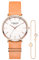 VICTORIA HYDE Damen Quartz Uhren Armreifen Set Lederband