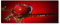 Tulup Glas-Bild Wandbild aus Glas - Wandkunst - Wandbild hinter gehärtetem Sicherheitsglas - Dekorative Wand für Küche & Wohnzimmer 125x50 - Essen & Getränke - Apfel Wasser - Rot