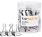 kwmobile 50x Foldback Klammern Set - 50x 19mm - Vielzweckklammer Büro Dokumenten Clips - Metall Maul Klammer Klemmen in Silber