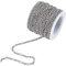 UNICRAFTALE 10m Edelstahl Kabel Kette Link Kette Halskette Metall Ketten Panzerketten Verdrillte Ketten Kreuzkabelketten Spulenkette Kette Verbindungsketten Für DIY Halskette Schmuckherstellung