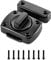 QWORK® Türriegel Diebstahlsicherung, Drehriegel, Sicherheitsriegel, Schwarz, Edelstahl, 1 Stück