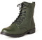 Amazon Essentials Combat Boots Stringati Donna, Verde, 38.5 EU
