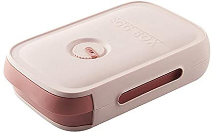 QYLJZB Pink Drawer Egg Storage Box, Stackable Plastic Egg Holder, Refrigerator Storage Container, 32 x 21 x 7.8cm