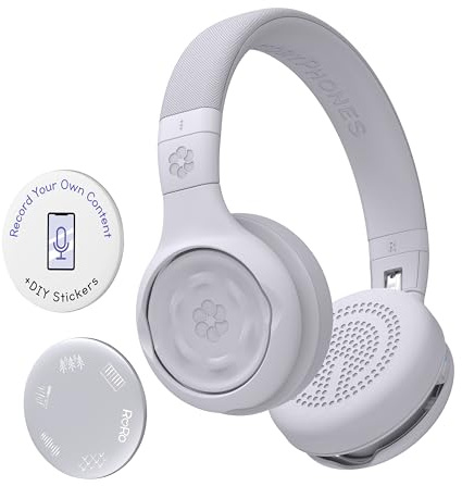 onanoff StoryPhones Kinder On Ear Kopfhörer Bluetooth®, kabelgebunden, WLAN Grau Faltbar, Headset, Lautstärkeregelung