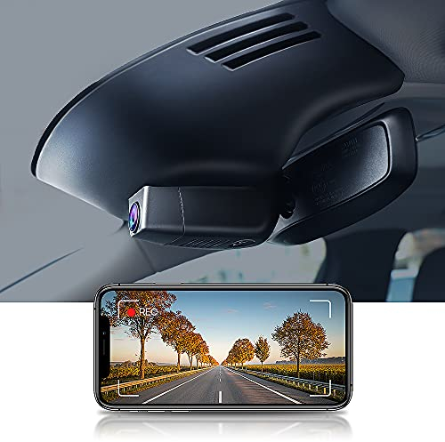 Fitcamx Dashcam 4K Kompatibel mit Volvo XC60 2014 2015 2016 2017 T5 T6 Gen 1 Facelift (Modell A), OEM Dash Camera Auto, UHD 2160P Video WiFi, G Sensor, Loop-Aufnahm, Nachtsicht, Plug&Play, 64GB Karte
