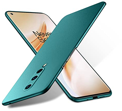 Bastmei für OnePlus 8 Hülle, Ultraleicht Ultradünn Kratzfest rutschfest Kameraschutz Mattierte Textur Hart PC Handyhülle Hülle für OnePlus 8 (Grün, Mattierte)