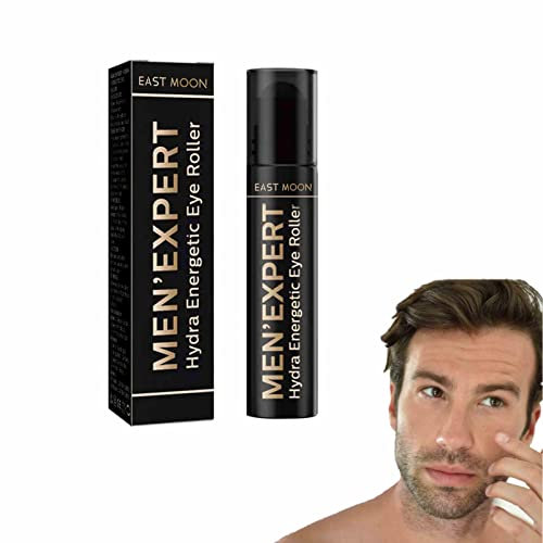 Mens Expert Hydra Energetic Eye Roller Men Under Eye Roller Dark Circles Under Eye Treatment Men's Eye Roller for Puffy Eyes and Dark Circles (1 Stück)