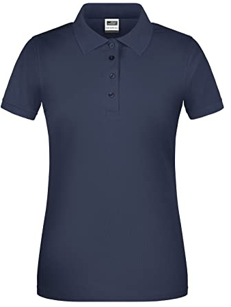James & Nicholson Damen Bio Workwear Polo - Leicht tailliertes Poloshirt für Beruf & Freizeit