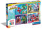 Clementoni - 21528 - Supercolor Puzzle 4 In 1 - Marvel Spidey And His Amazing Friends - 12+16+20+24 Pieces, Jigsaw Puzzle For Kids Age 3, Puzzle Cartoon, Made In Italy