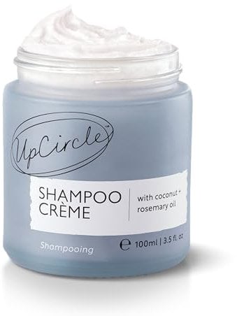 UpCircle Shampoo Crème mit Rosmarinöl + Pink Berry – Sanfte Formulierung zur Beruhigung + Reinigung – Kokosnuss + Grapefruitöl – Natürlich, Vegan + Tierversuchsfrei