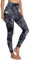 Gayhay Leggings Damen High Waist Sport Leggins mit Taschen Blickdicht Sporthose Lang Hose Bauchweg Laufhose für Sport Yoga Gym SchwArz Tie Dye S-M