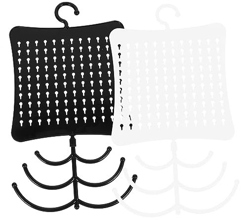ABOOFAN 2st Wand-halskettenhalter Schmuck-wand-organizer Ohrring-display-organizer Schmuckaufbewahrungsorganisator Ohrring-organizer Zur Wandmontage Wandmontierter Pp Hängend Wandbehang