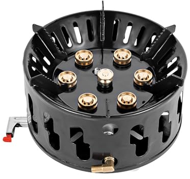 Lixada Réchaud de Camping électronique – réchaud de Camping Portable à Sept cœurs, 9800W, pour Camping et randonnée