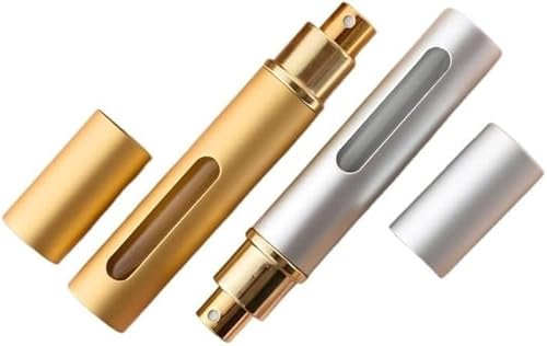 Mini Bouteilles de Voyage de Parfum, Atomiseur de Parfum 2pcs 5ml 10ml Mini Bouteille de Parfum Rechargeable Portable Spray Parfum Conteneurs Vides Bouteille d'atomiseur for Outil de Voyage (Couleur :
