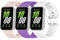 Xisair Correas de 3 Piezas Compatibles con Samsung Galaxy Fit 3, Correa de Silicona, Pulsera Suave e Impermeable Pulsera Deportiva Compatible con Correa Samsung Galaxy Fit3
