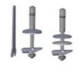 Vigour Edelstahlscharniere Ersatzscharniere Befestigungssatz für derby style | DERSTYSIAS | 407992