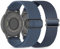 Wizvv 22mm Nylon Armband Kompatibel mit Garmin Venu 2/Venu 3/Vivoactive 4, Loop & Elastisch Geflochten Armband für Forerunner 265/255/255 Music Herren Damen