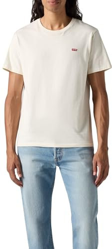 Levi's SS Original Housemark Tee, T-Shirt Uomo, Egret, M