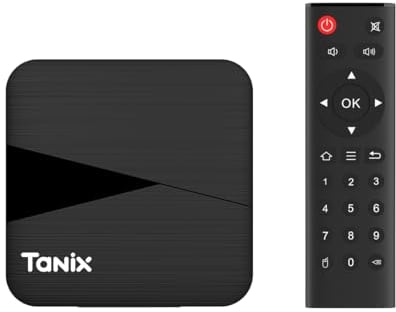 Android TV Box, Android 11.0 Box, 4GB RAM 64GB ROM S905W2 Quad-Core GPU Mali-G31 Support 2.4G/5G Dual-Band WiFi BT 5.0 USB 2.0 HD 4K Smart TV Box