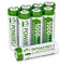 Ni-MH AA Rechargeable Batteries, Double A Regular Capacity 1.2V Pre-Charged for Garden Landscaping Outdoor Solar Lights, String Lights, Pathway Lights (1000mAh-AA-8pack)