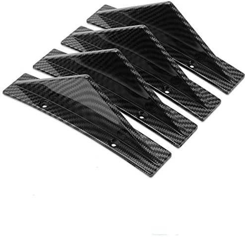 HCPAVEXT Heckspoiler Spoiler Für F&ord Für Fiesta Für Focus 3 4 MK3 MK4 Für Mondeo Für Ecosport Für Kuga Für Focus ST 4 STÜCKE Auto Heckstoßstange Diffusor (Kohlefaser)