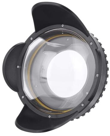 Sea Frogs 67mm Fisheye Wide Angle Lens Shade - 60m Waterproof Underwater Camera Housing Case - Optical Glass Anti-Reflective Coating - Suitable for DSLR and Mirrorless Cameras