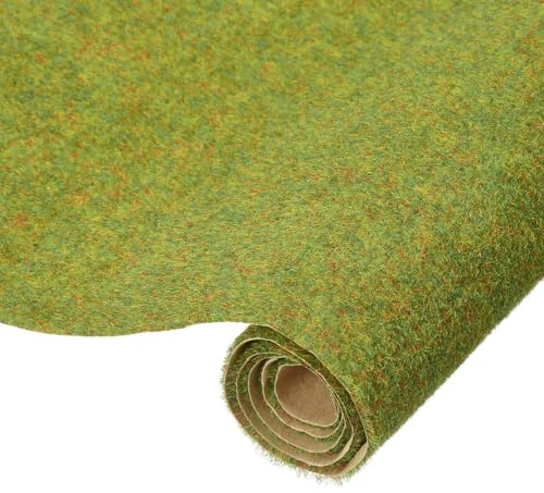 TIXIPEM Tappeto erboso, 7,6 x 25,4 cm, tappeto erboso verde, tappeto per prato multiuso per casa, ingresso, zerbino/zerbino per cani