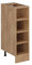Vicco Küchenregal R-Line, offener Küchenschrank, Goldkraft Eiche, 25 cm ohne Arbeitsplatte