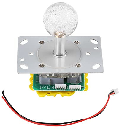 LED Colorful Joystick Switchable from 8 Way to 4 Way, Fits All Panels, Spring Return-to-Center