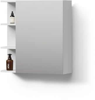 Livinity Badspiegelschrank Fucino, Weiß, 62 x 64 cm