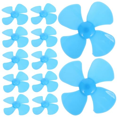Homoyoyo 20pcs Model Propellers Plastic Mini Fan Blades for Rc Planes Boat Models and DIY Science Crafts Making Fan Experiment