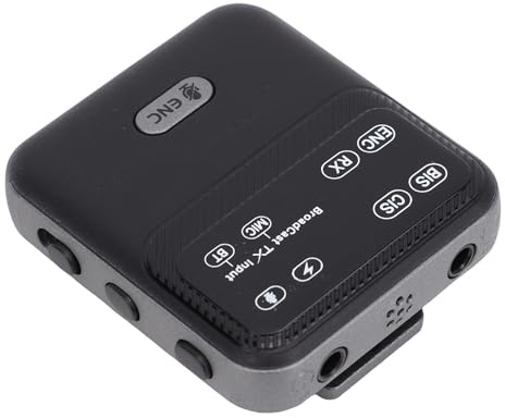 Vikye Bluetooth 6.0 -Senderempfänger, 2 in 1 Broadcast -Audioadapter mit Clip für Führungen, Klassen, 3,5 -mm -Aux -Eingabe