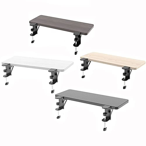 Falten -Armlehnen -Tablet -Ständer für Tastaturverlängerungstaste -Tablett mit Klemme Ellbogen -REST -MOUSE -Plattform 22 x 10 Zoll für Computertisch. Beauty Comes