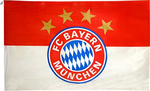 FC Bayern München Hissflagge Logo, 250x150cm
