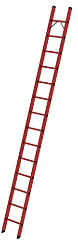Vollkunststoff-Anlegeleiter 14 Sprossen