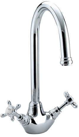 Bristan N SNK EF C 1901 Easyfit Kitchen Sink Mixer Tap with Swivel Spout, Chrome