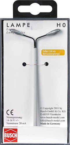 BUSCH 4138 - Betonmast mit 2 Lampen