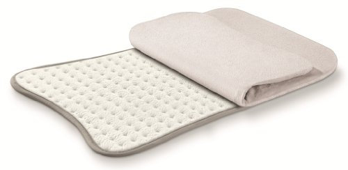 Beurer HK400 Elektrische Wärmedecke, weich, 47 x 34 cm, waschbar, Weiß