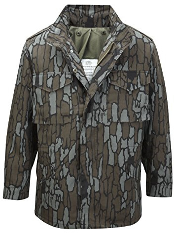 Genuine New U.S Alpha M65 Jacket - Tree Bark Camouflage
