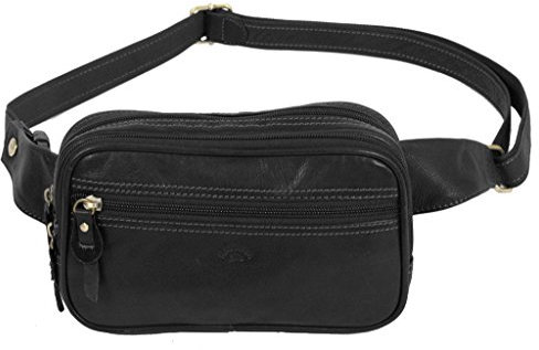 Katana K 81001 - Banana (piel de vacuno), diseño de flores, color Negro, talla Einheitsgröße