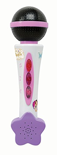 Smoby Violetta Microphone Singer (Purple, USB, Modern, Compact, Sound Effects and Applause)