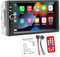 PolarLander 2DIN Auto Radio Wired Carplay Android Auto Lecteur MP5 avec écran Tactile 7 - Autoradio Universel - Autoradio stéréo - Support Miroir pour téléphone Android
