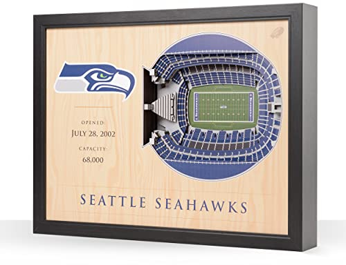 NFL Seattle Seahawks 25-Layer Stadiumviews 3D Wall Art