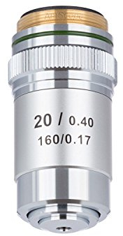 AmScope A20X-V300 20X achromatisches Mikroskop-Objektiv für Verbundmikroskop