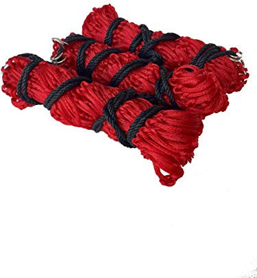 Turners Heunetz mit Ringen, groß, 106,7 cm, Rot