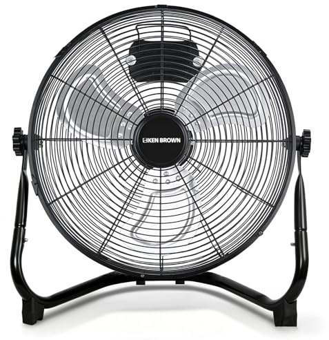 JPOWER 6 Inch USB Desk Fan Perfect Personal Cooling Fan for Home Office Table