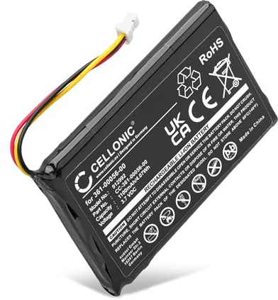 subtel GPS Ersatz Akku 361-00056-00 361-00056-50 361-00045-00 - Ersatzakku für Garmin Drive 51 50 DriveSmart 51 5 Nüvi 55 52 40 30 | Mitac Mio Spirit 8500 Navigationsgerät 1100mAh Navi Batterie