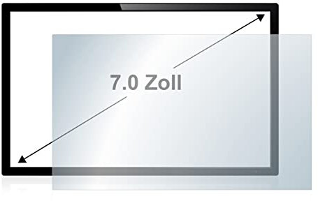 BROTECT 7 Entspiegelungs Schutzglas für Touch-Panel PCs mit 7,0 Zoll (152.5 x 91.5 mm, 15:9) Schutzfolie Panzer Folie Glas Matt [Kratzfest 9H]