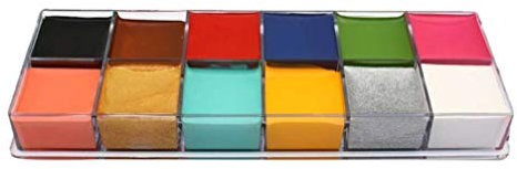 Minkissy colori grassi make up 12 colori speciali per il trucco di viso e corpo, ideale per make-up creativi per performance, spettacoli, feste e Halloween (confezione in lingua italiana non garantita