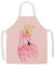 GIVBRO Kochschürze, Flamingo-Muster, Kochschürze, Kochschürzen, für Erwachsene, Kinder, Grillen, Weihnachtsdekoration, Geschenk, Küche, Partygeschenk
